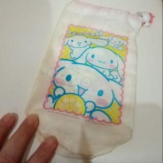 ถุงผ้าไนลอน หูรูด​ ชินนามอน cinnamoroll​