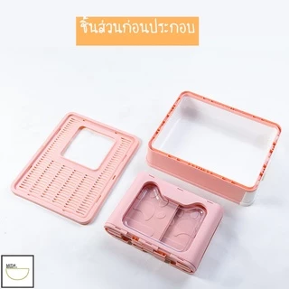 🔥ลดล้างสต็อก🔥พร้อมส่ง ห้องน้ำแมว มีลิ้นชัก พับเก็บได้ กันกลิ่น กันทรายกระเด็น กระบะทรายแมว เข้าออก2ฝั่ง หลายสี MIP91