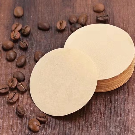 กระดาษกรองกาแฟวงกลม 100แผ่น สำหรับหม้อต้มกาแฟ Moka Pot Paper Filter A5HL