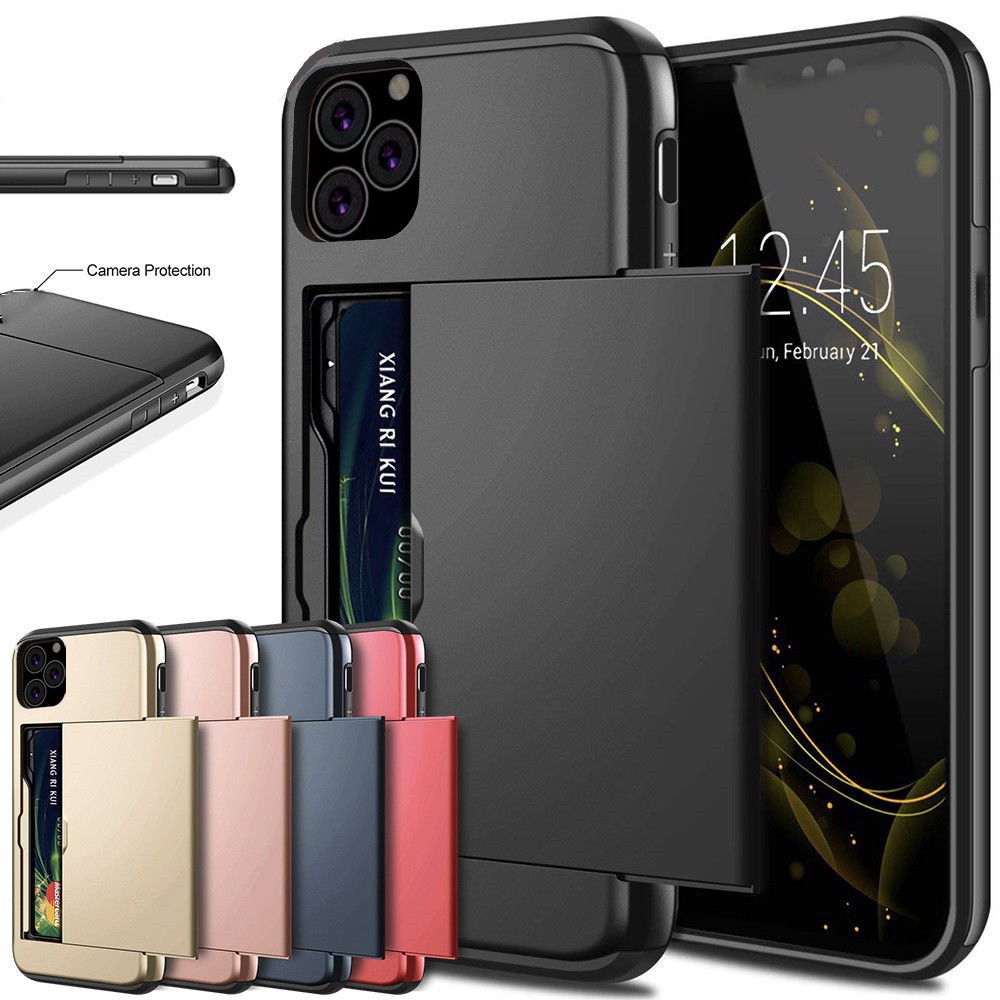เคส for iPhone 17 16 15 pro max 14 Pro se 2020 11 Pro XS Max XR i6 6s 7 8 Plus แฟชั่น ช่องใส่บัตร กระเป๋าสตางค์ กันกระแทก ซิลิโคน เคส