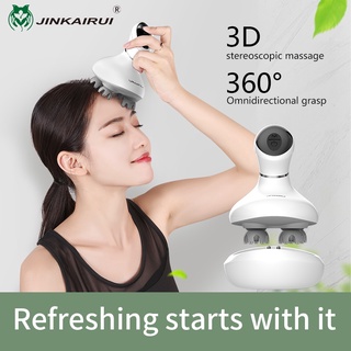 JINKAIRUI Electric Scalp Massager Portable Waterproof Relax Muscles Circulatory