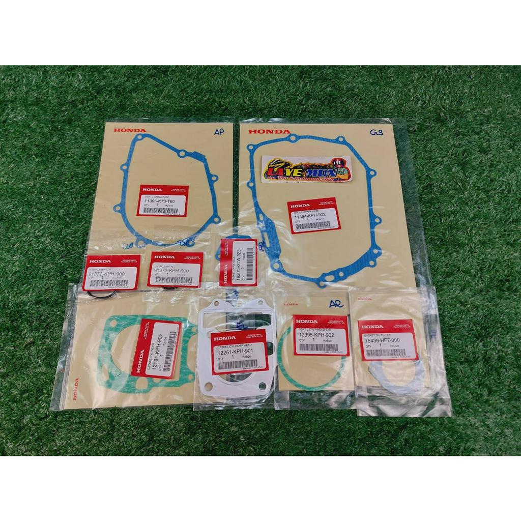 ปะเก็นชุดใหญ่ เลือกชิ้นได้ แท้ศูนย์ 💯 HONDA w.125s w.125r w.125i บังลม ดรีม 125 NICE125 w.125x