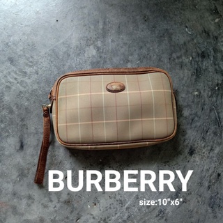 กระเป๋าคลัทช์burberryแท้ แบรนด์เนมแท้