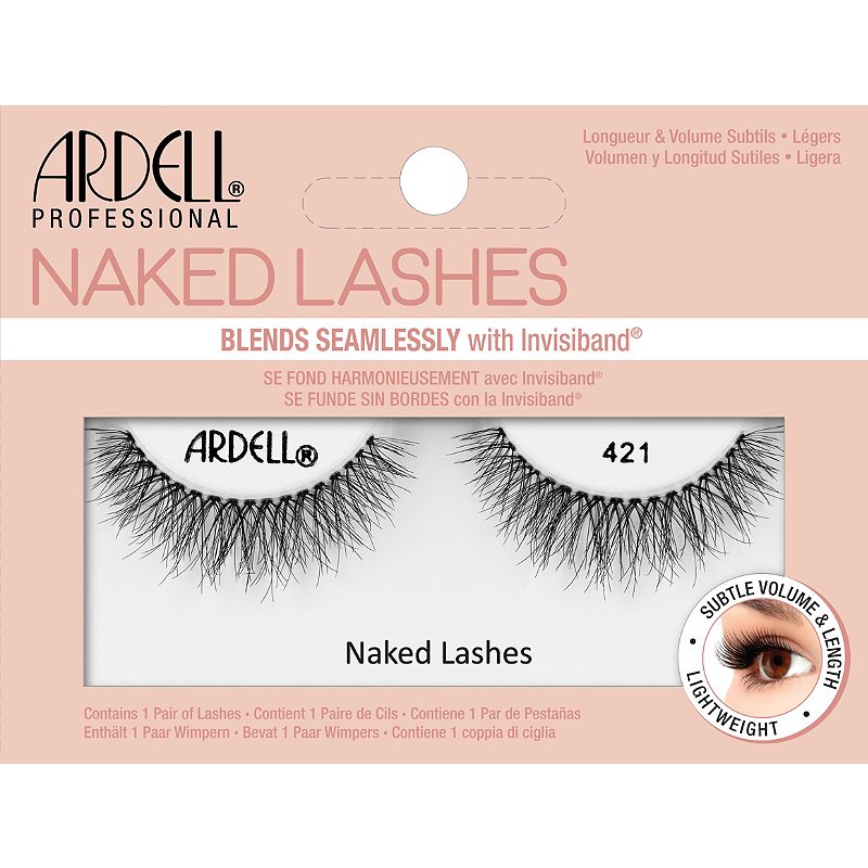ของแท้! Ardell Naked  Lash 421 ขนตาปลอม  ขนตาลุคะรรมชาติ อ่อนหวานน้ำ หนักบางเบา ออกแบบให้แนบเนียนกับขนตาจริง