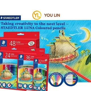 Staedtler Luna ดินสอสีถาวร 12S/12L/24L/36L/48L (136)