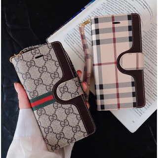 เคสโทรศัพท์มือถือหนัง PU ฝาพับ กันกระแทก พร้อมช่องใส่บัตร แฟชั่นหรูหรา สําหรับ Samsung S21 S23 PLUS S23 S22 ultra S20 Note20 Note20 ultra Note10 Note10plus Note8 Note9 S7 S8 S9 S10 PLUS