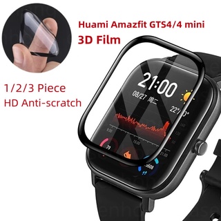 ฟิล์มกันรอยหน้าจอ 3D กันรอยขีดข่วน สําหรับ Huami Amazfit GTS 4 4 Mini GTS 4 Mini Huami Amazfit GTS 4 1 2 3 ชิ้น