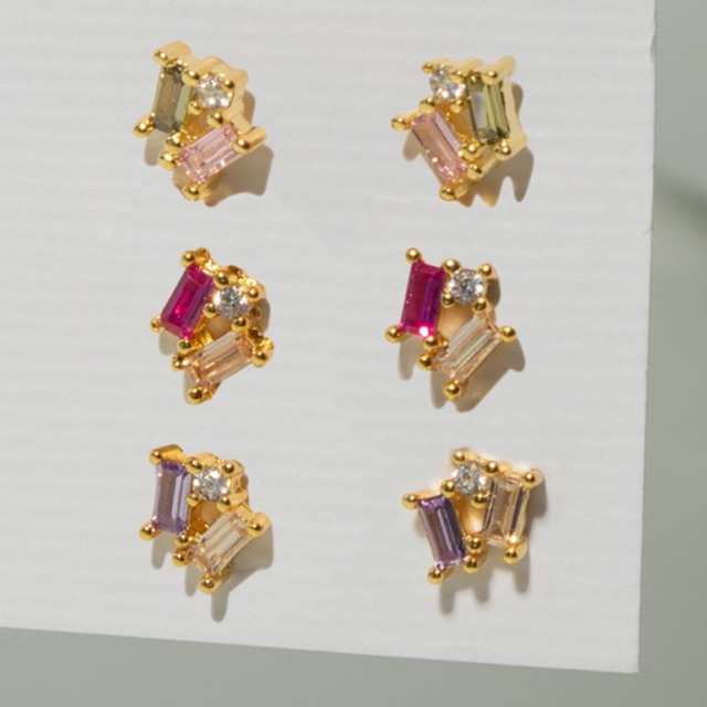 Lapaire | Gemini stud earring ต่างหู