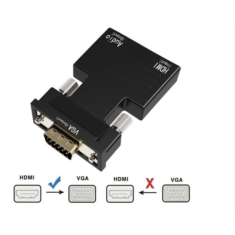 ลดราคา 1080P HDMI TO VGA หญิงชายดิจิตอลเสียงอะแดปเตอร์ Video Converter สำหรับ PC แล็ปท็อปทีวีกล่องโปรเจคเตอร์ #สินค้าเพิ่มเติม แดปเตอร์ สายแปลงสายไฟ PCS Gold HDMI Extender