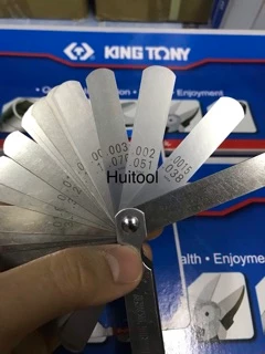 Kingtony feeler gauge ฟิลเลอร์เกจ ฟิลเลอเกจ ฟีลเลอร์ ฟิล ตัวตั้งวาล์ว ตั้งวาล์วไอดี ไอเสีย 26ใบ/ชุด มาใหม่ 03/69
