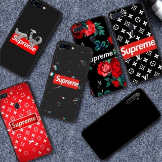 เคสโทรศัพท์มือถือ แบบนิ่ม พิมพ์ลาย Supreme สําหรับ OPPO F7 F9 F3 F11 Pro F1s Reno 5 4 6