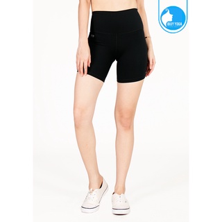 IBY - Bermuda Yoga Short Biker - Black ดำ