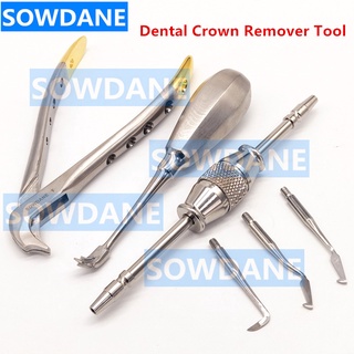 Dental Crown Remover Equipment Dentist Surgical Tool Dentistry Removing Instrument Dental Teeth Crown Removal Kit Spread