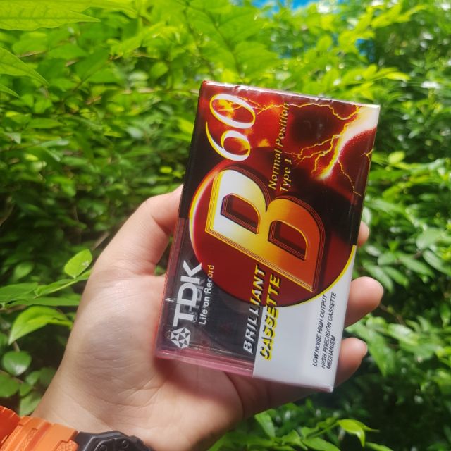 เทปเปล่า TDK 60 นาที (สำหรับอัดเสียง)พร้อมส่ง