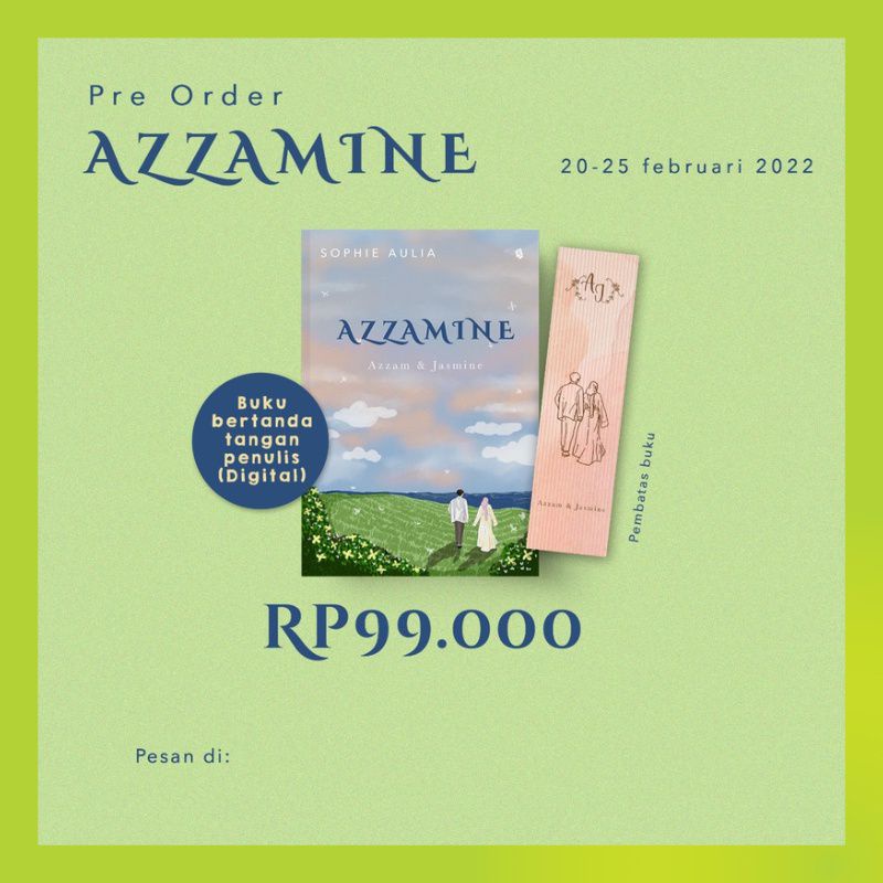 Azzamine& 39;s Novel (sopie aulia)