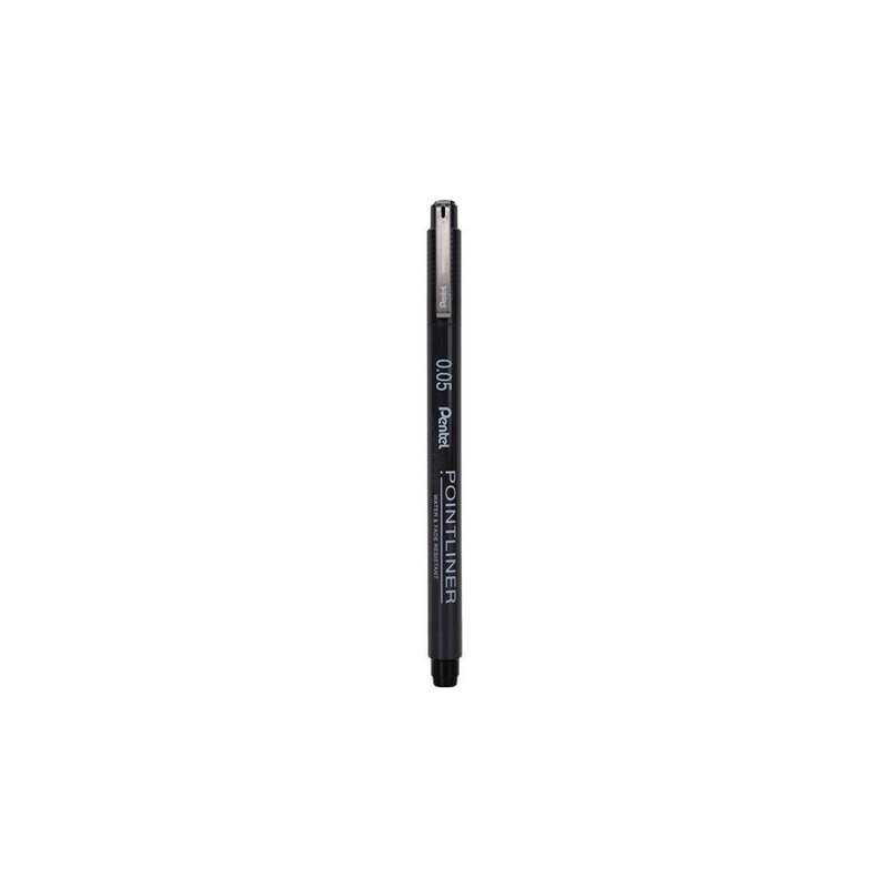 PENTEL POINT LINER BLACK ปากกาตัดเส้น ปากกาหัวเข็ม 1 ด้าม