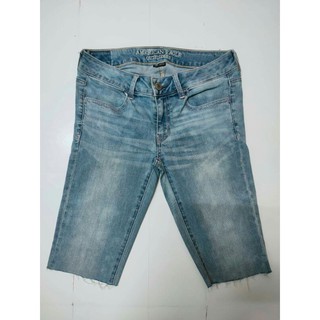 AMERICAN EAGLE ยีนส์ขาสั้นหญิงเอว30"