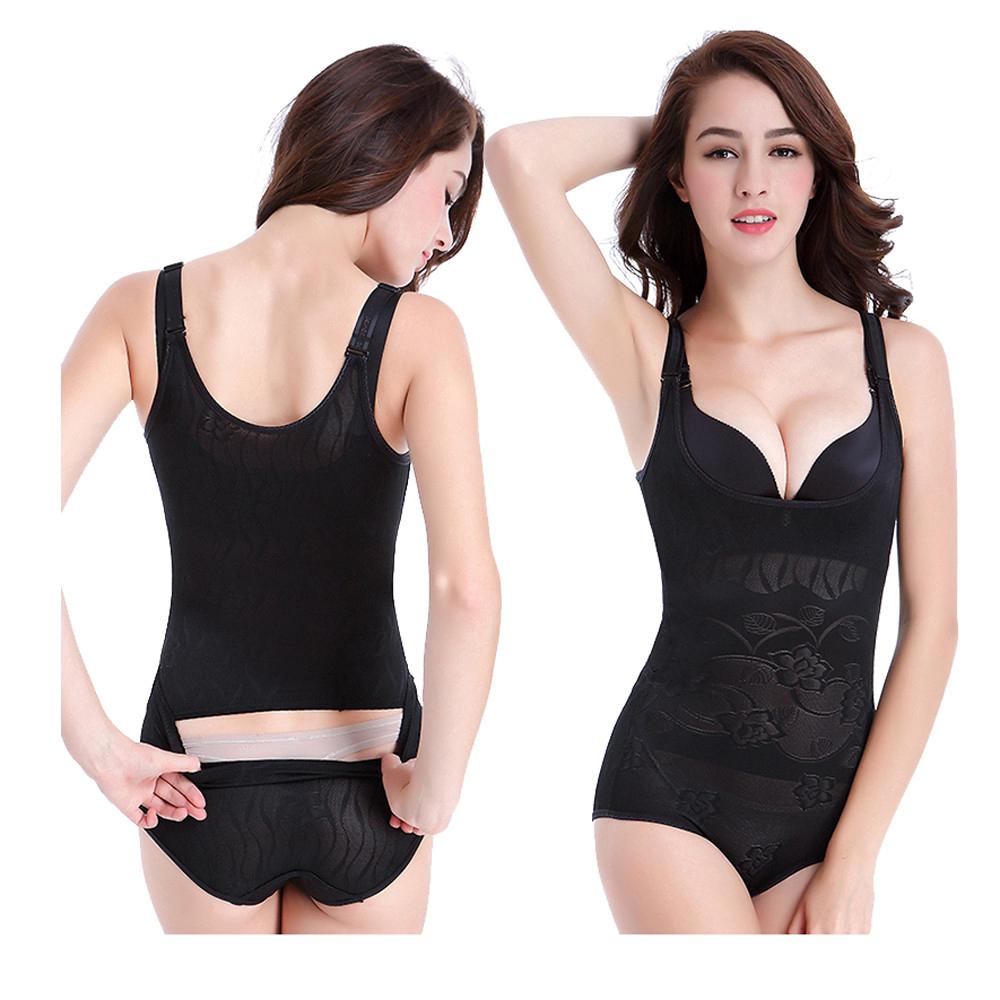 Body S Haper ผู้หญิงเซ็กซี่ลดน้ำหนักเผาผลาญไขมันหน้าท้องบาง Shapewear บอดี้สูท