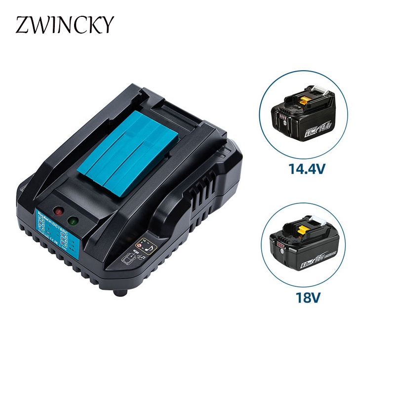 จริง 4A ชาร์จ DC18RC 14.4V 18V Li-Ion แบตเตอรี่สําหรับ Makita Bl1830 Bl1430 Dc18Ra เครื่องมือแบตเตอรี่ Eu/US ปลั๊ก