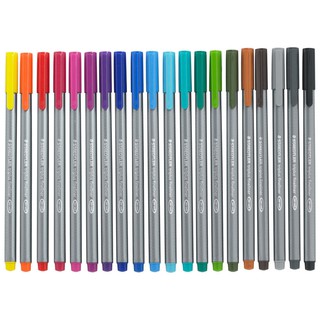 ปากกาหัวเข็ม 0.3 STAEDTLER Triplus Fineliner Pen (Dry Safe) สเตทเลอร์ (ชุดที่ 2/3)