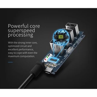 ORICO W5P-U3 ยูเอสบีฮับ เพิ่มช่อง 4 พอร์ต ฮับเพิ่มไฟเลี้ยงได้ Hub USB3.0 4 ports