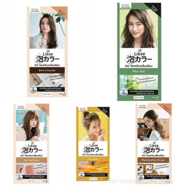 Liese ลิเซ่ โฟมครีมเปลี่ยนสีผม