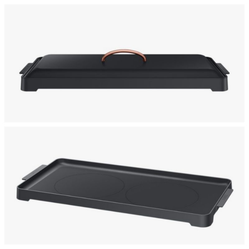 พร้อมส่ง ชุดฝา+กระทะ+เตา samsung induction