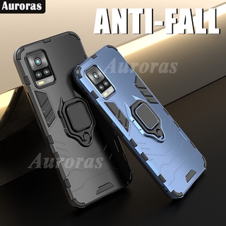 Auroras For Vivo V20Pro เคส Magnetic Case Silicone Armor Ring Cases Cover for VIVO V20 Pro Y12A Y52 Y72 5G Y31 V21 Y12s Y20S G Y21 Full Protection Housing Casing