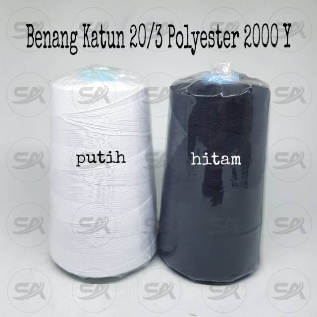 2000Y POLYESTER SEWING THREAD (20/3) ROPE BRAND THREAD
