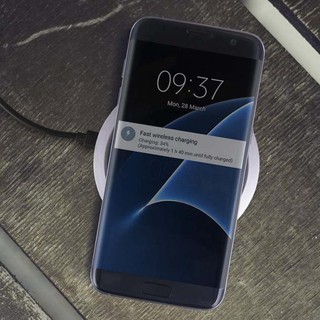 JgadgetShop Wireless Charger แท่นชาร์จไร้สาย (สีดำ) แถมแผ่น Qi Micro usb type C (ซัมซุง,เอซุส,หัวเหว่ย)