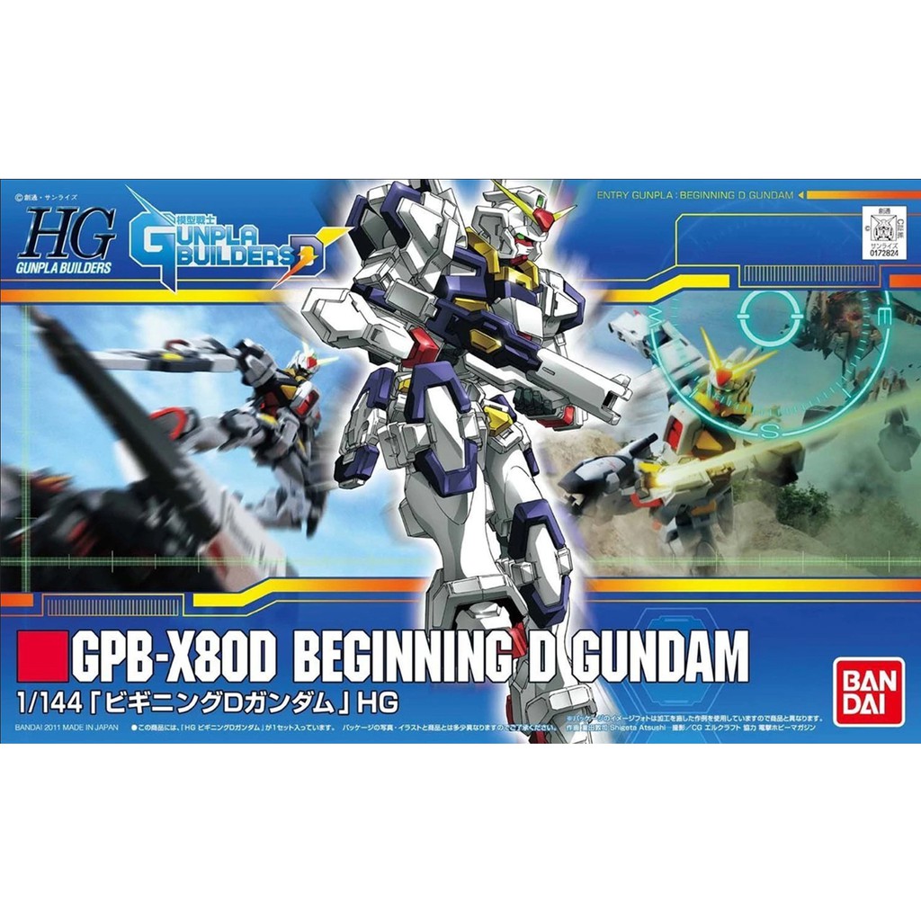HG 1/144 GPB-X80D Beginning D Gundam