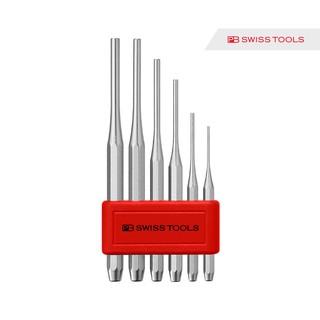 เหล็กส่งชุด ปลายตรงชุด PB Swiss tools รุ่น 750.BL ขนาด 2.0 - 7.0 mm. (6ตัว/ชุด) - Set of parallel pin punches, octagonal