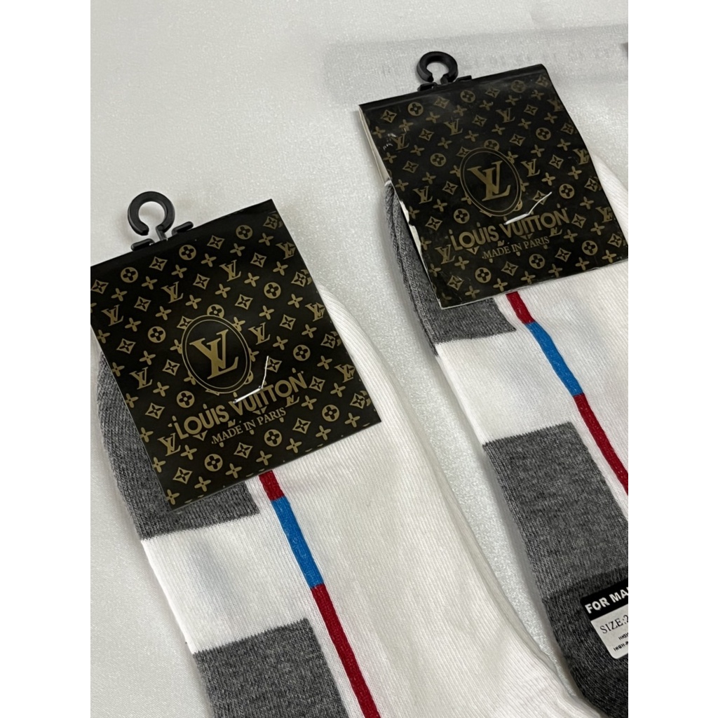 LV ถุงเท้ากีฬาข้อข้อตาตุ่ม  สีขาว  ขนาด 24-28 ซม.lv-r #3