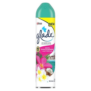 Glade เกลด สเปรย์น้ำหอมปรับอากาศ กลิ่นเอ็กโซติก ทรอปิคอล ฟลอรัล 320 มล. (8850175020646)