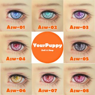 พร้อมส่ง ตาอะคริลิค BJD Asw 10 12 14 16 18 mm Yourpuppy สวยและถูก