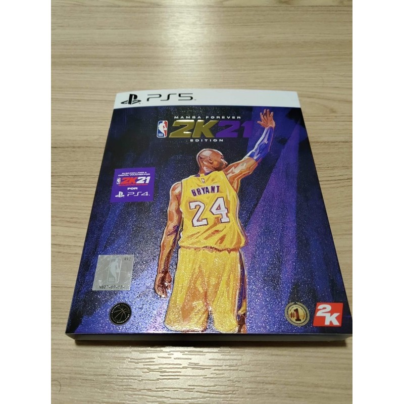 แผ่นเกมส์ NBA 2K21 Mamba forever edition PS5 zone3 มือสอง codeครบ มีcodeตัวเกมของver.ps4