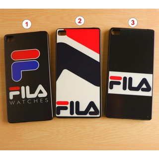 Huawei P8 / P8 Lite เคสขอบนิ่มเส้นนูน FILA