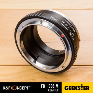 เมาท์แปลง K&amp;F FD-EOS M (  Canon FD / FL - EOS M  / EF-M / EFM Lens Adapter / KF )