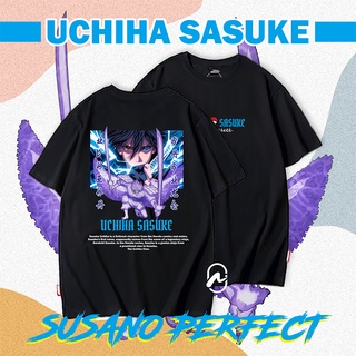 เสื้อยืดผ้าฝ้ายพรีเมี่ยม Uchiha SASUKE เสื้อยืด / เสื้อยืด SUSANO PERFECT / เสื้อยืด ลายการ์ตูนนารูโตะ โบรูโตะ