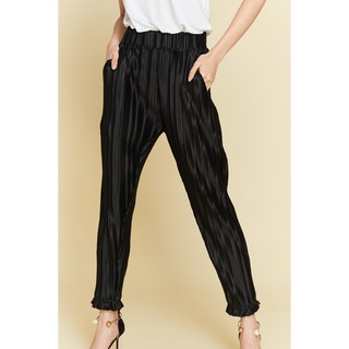 DIVA STYLISTS Japanese Casual Pleated pantsกางเกงผ้าพลีท