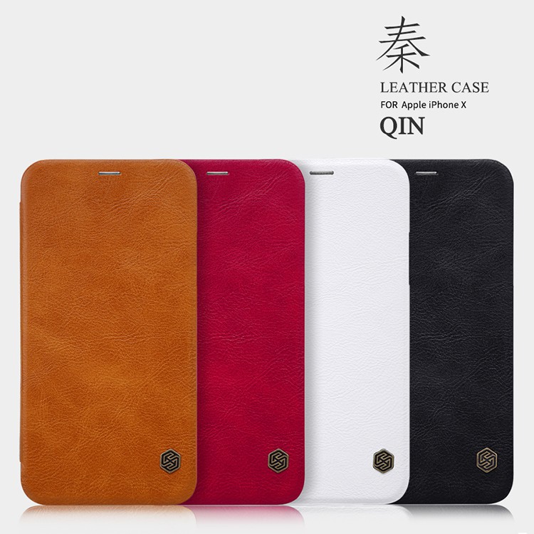 NILLKIN  Qin Leather Caseเคสมือถือ Apple iPhone X