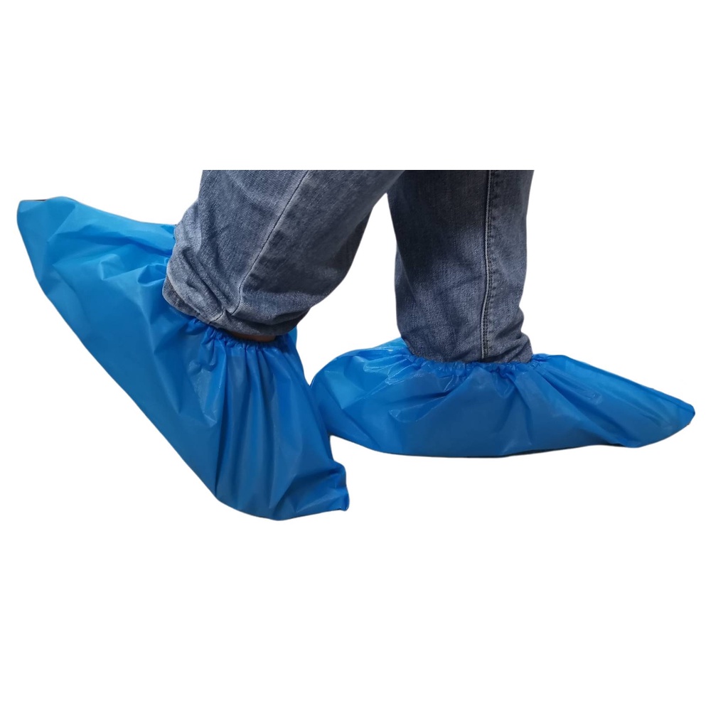 ถุงคลุมรองเท้าป้องกันเชื้อโรค CPE Shoe Cover