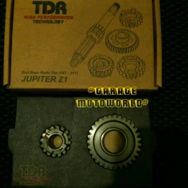 GEAR RATIO JUPITER Z1 TDR 2TH 16-31