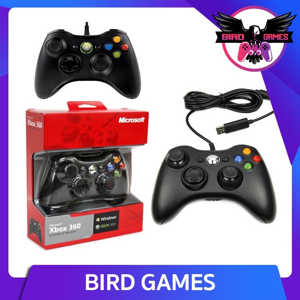 จอย Xbox 360 มีสาย ใช้เล่นกับคอม PC FIFA Online (Xbox 360 Wire Controller)(จอยคอม Xbox)จอย X-Box 360