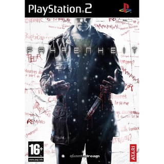 Fahrenheit PS2 แผ่นเกมส์PS2 เกมเพล2 แผ่นไรท์