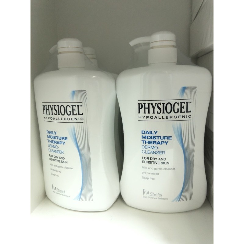 500 ml./900ml. Exp.08/2022 PHYSIOGEL Daily Moisture Therapy Dermo-Cleanser