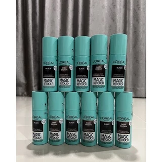 {ของแท้💯%} Loreal Paris Magic Retouch Instant Root ลอรีอัลปารีสเมจิครีทัชรูทคอนซีลเลอร์สเปรย์เปลี่ยนสีผม 75 มล.