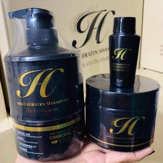 🖤 ไฮโซเคราติน Hiso Keratin แชมพู/ทรีทเมนต์ บำรุงผมสวย มีน้ำหนัก