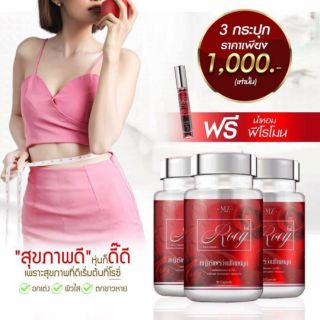 #ส่งฟรี Rocy โรซี่ 💥3 กระปุก 1000 $  สุดคุ้ม หญ้ารีแพร์ &amp;ว่านชักมดลูก ของแท้100%จากบริษัท ส่งไว