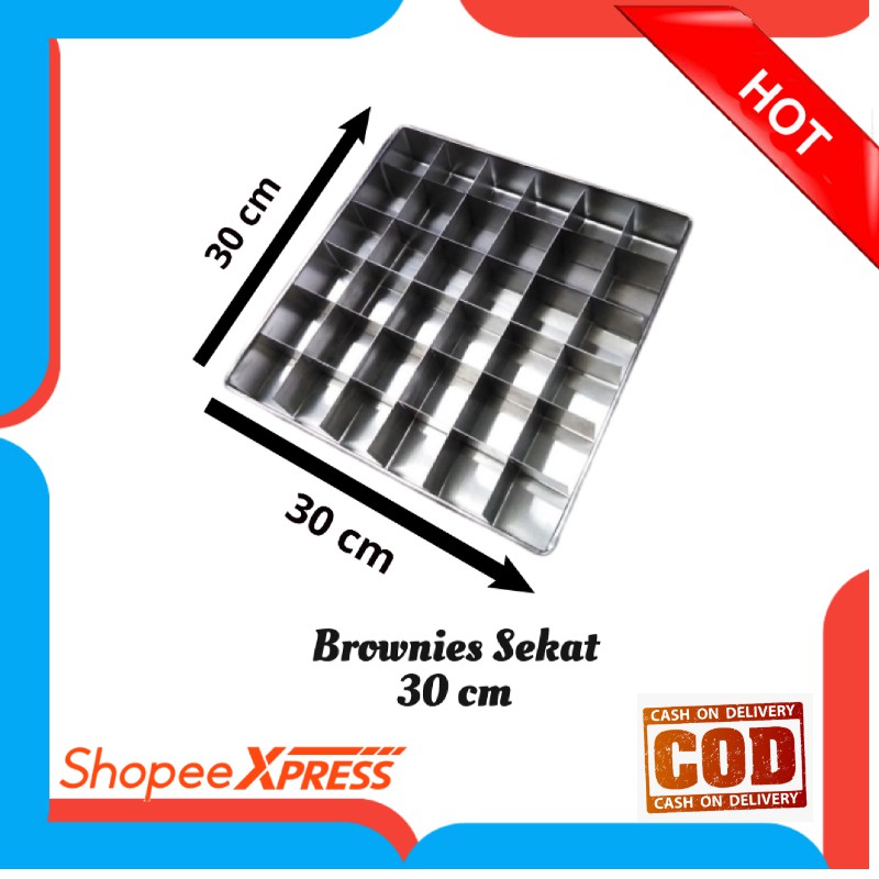 BROWNIES PAN / BROWNIS PAN / BROWNIES PAN พร้อม SECTIONS 30 ซม